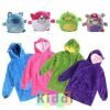 Peluches sweats à capuche 2 en 1