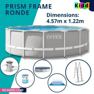 Piscine Prism Frame ronde 4.7 accesoires inclus