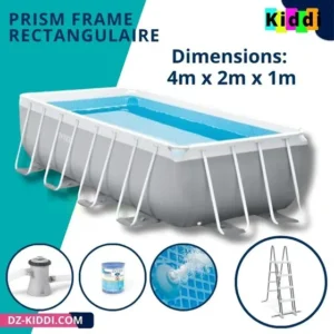 Piscine Prism Frame rectangulaire 4 x 2 x 1
