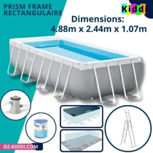 Piscine Prism Frame rectangulaire 4.88 x 2.44 x 1.07