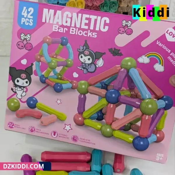 Magnetic sticks 42 pieces